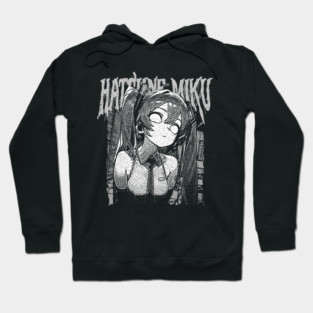 Hatsune Miku Heavy Metal Design Hoodie
