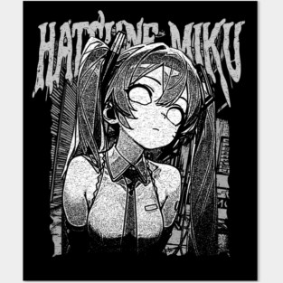 Hatsune Miku Heavy Metal Design Posters and Art