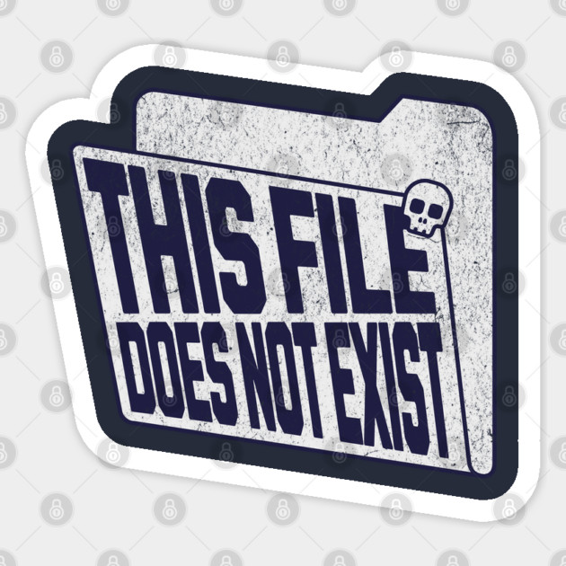 This Files Does Not Exist Epstein List Sticker by Yesteeyear