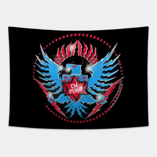 CM-Punk-Womens-Official-Seal Tapestry