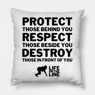 Football Lineman Pillow