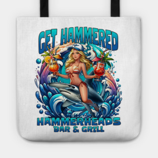 Hammerheads Bar & Grill Ocean City Boardwalk Maryland Tote