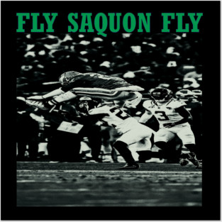 FLY SAQUON, Philadelphia Football Posters and Art