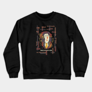 Oscar Wilde by Henrique San Crewneck Sweatshirt