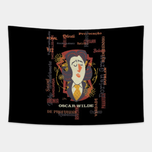 Oscar Wilde by Henrique San Tapestry