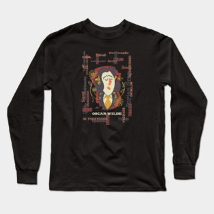 Oscar Wilde by Henrique San Long Sleeve T-Shirt