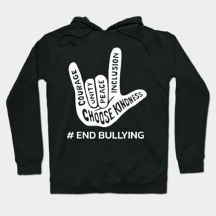 Choose Kindness Hand Sign Gift For Unity Day Hoodie