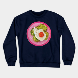 Avocado Toast and Egg Crewneck Sweatshirt