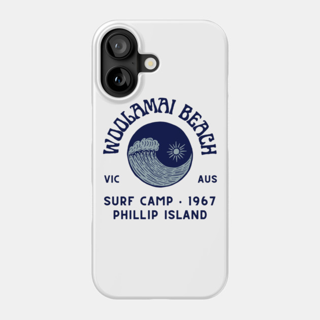 Woolamai Beach Surf Camp Phone Case by Timeless Chaos