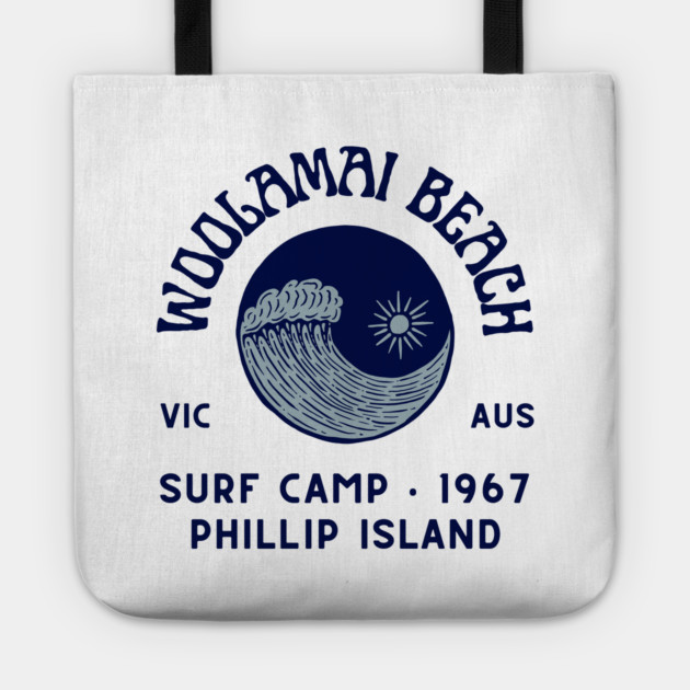 Woolamai Beach Surf Camp Tote by Timeless Chaos