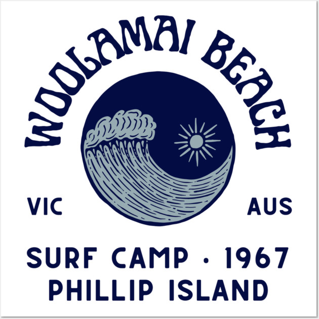 Woolamai Beach Surf Camp Wall Art by Timeless Chaos