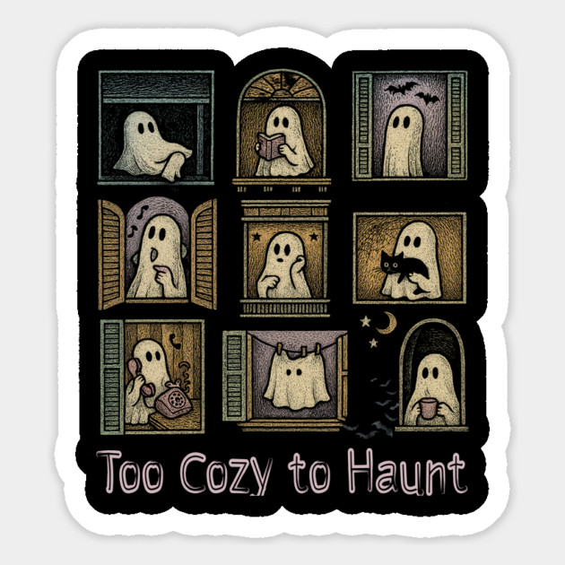 Too Cozy to Haunt Magnet by JessArty