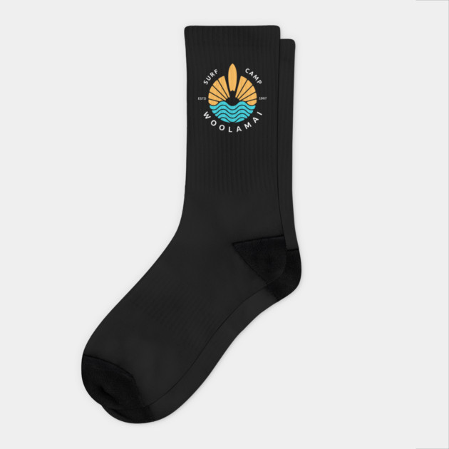 Woolamai Surf Camp Socks by Timeless Chaos