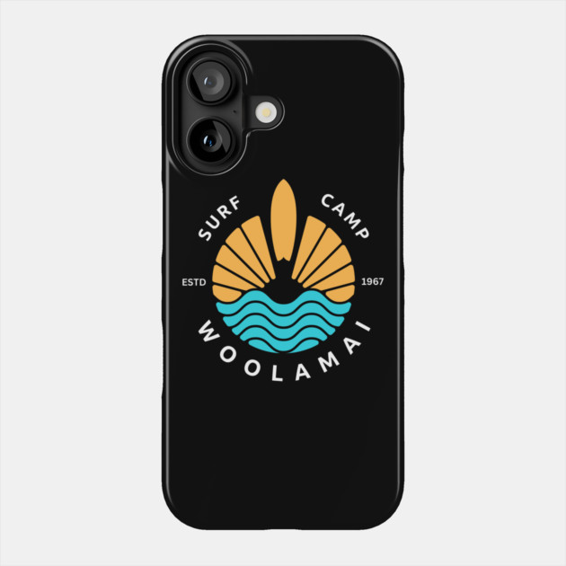 Woolamai Surf Camp Phone Case by Timeless Chaos