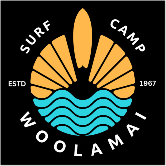 Woolamai Surf Camp Wall Art by Timeless Chaos