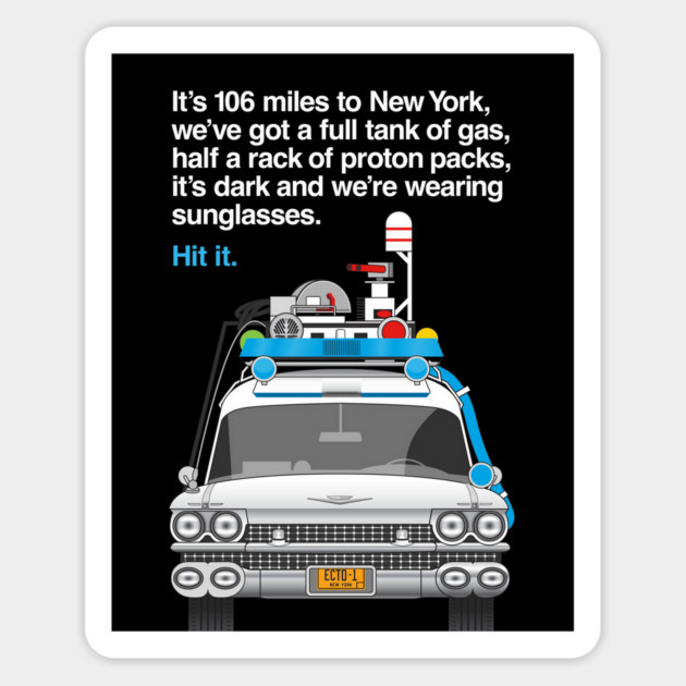 106 Miles to New York (Updated) Magnet by Ecto Girl