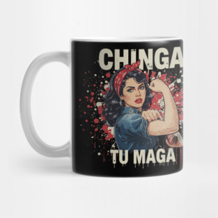 Retro Chinga Tu MAGA Statement Mug