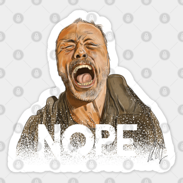 NOPE: Abducted Sticker by 51Deesigns