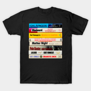 Kurt Vonnegut Book Stack T-Shirt