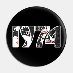 1974 First KISS Pin