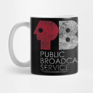 Distressed Red White and Blue Vintage Logo Mug