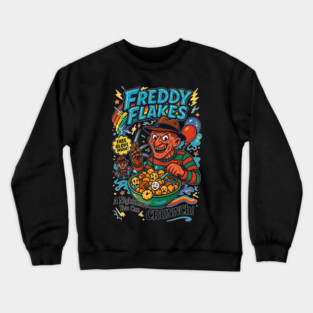 Freddy Flakes Horror Tee Crewneck Sweatshirt