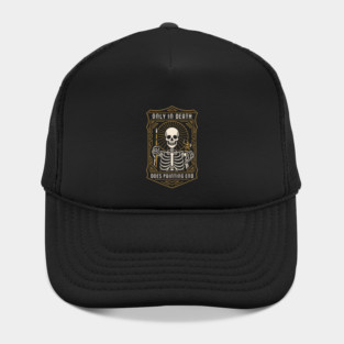 Only In Death Does Mini Painting End Funny Wargaming Hat