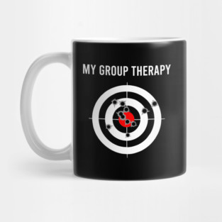 My Group Therapy - Funny Gun Group Therapy Shooting Range Gift Mug