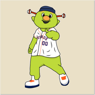 Orbit Houston Astros Mascot Thumb Posters and Art