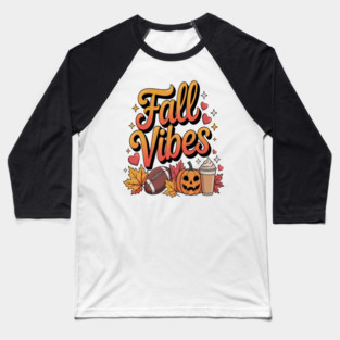 Fall Vibes Baseball T-Shirt