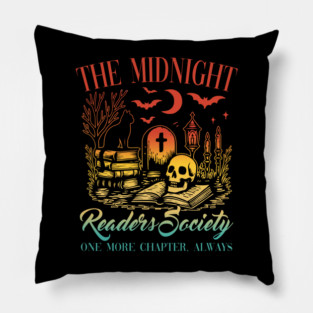 Midnight Readers Society Gothic Book Gift Pillow