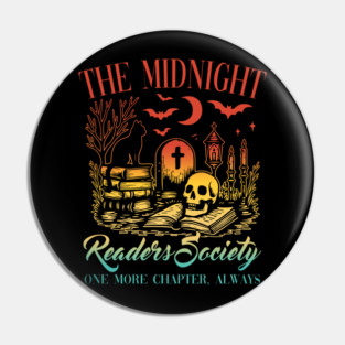 Midnight Readers Society Gothic Book Gift Pin