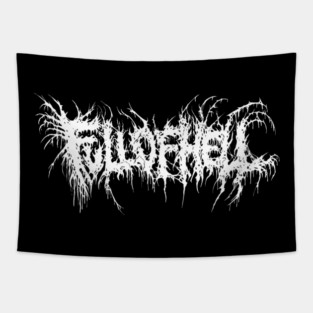 Full Of Hell – Chaotic Noise-Grind Rooted Death Logo Tapestry