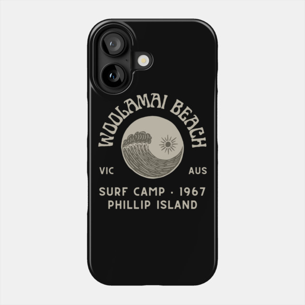 Woolamai Beach Surf Camp Phone Case by Timeless Chaos