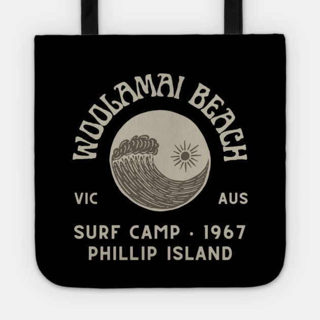 Woolamai Beach Surf Camp Tote by Timeless Chaos