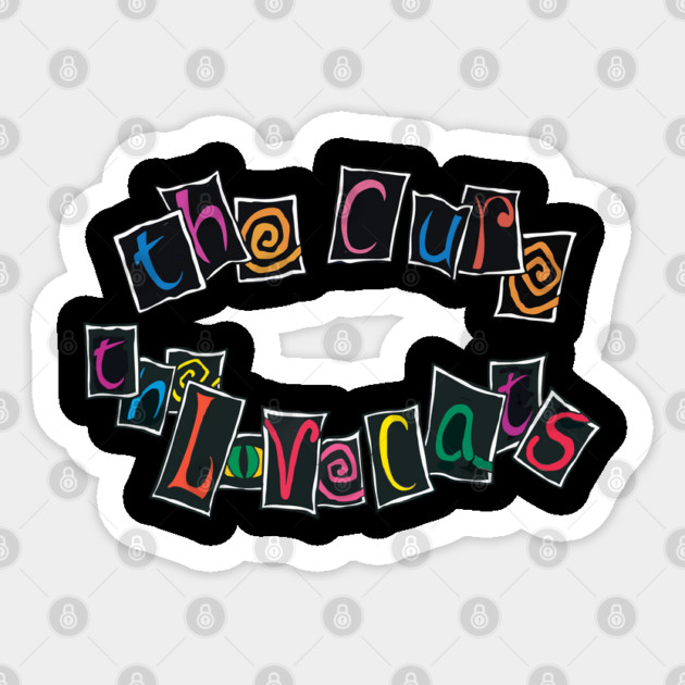 The Love Cats Sticker by Timeless Chaos