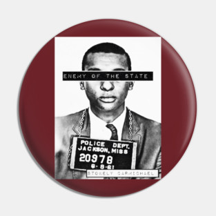 Stokely Carmichael (EOTS) (B&W) Pin