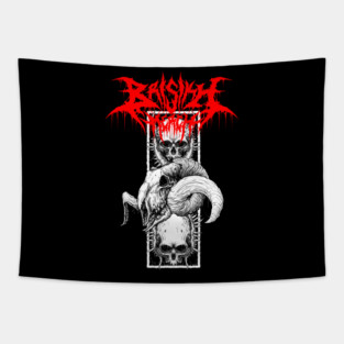 Goat Skull Tapestry
