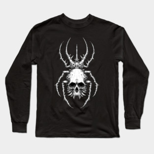 Spider Skull Long Sleeve T-Shirt