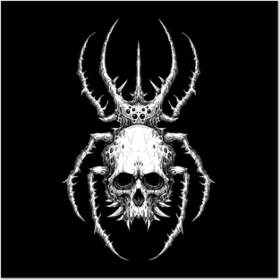 Spider Skull Posters and Art