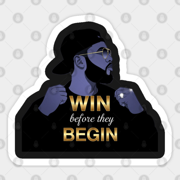 Win Before They Begin Sticker by Lamar 's Store
