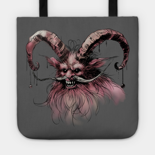 Christmas Krampus Tote by H. R. Sinclair