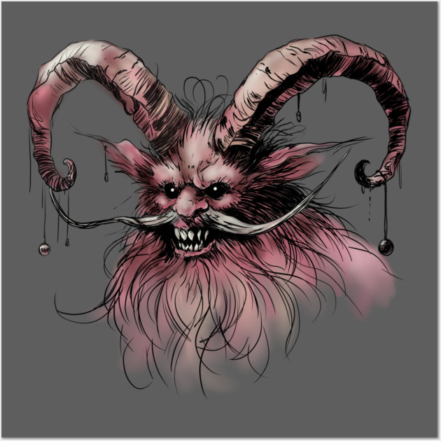 Christmas Krampus Wall Art by H. R. Sinclair
