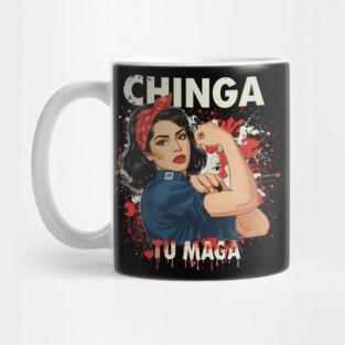 Retro Chinga Tu MAGA Statement Mug