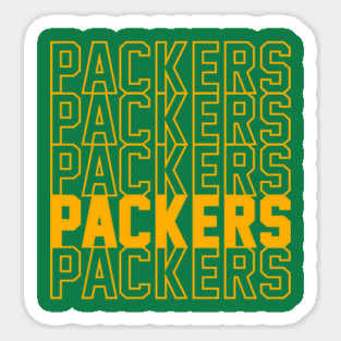 PACKERS Sticker