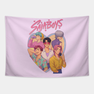Kpop Demon Hunters Saja Boys Tapestry