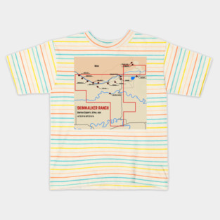 Mapping the ranch Kids T-Shirt