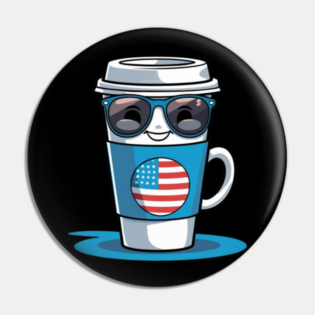 Coffee theme Funny Coffee Lover Pin by SR8891