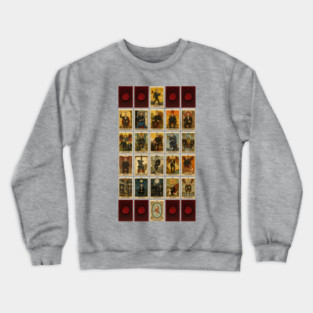 Taskmaster Major Arcana Tarot Cards Crewneck Sweatshirt