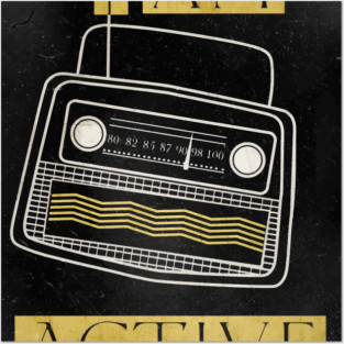 Radio active Posters and Art